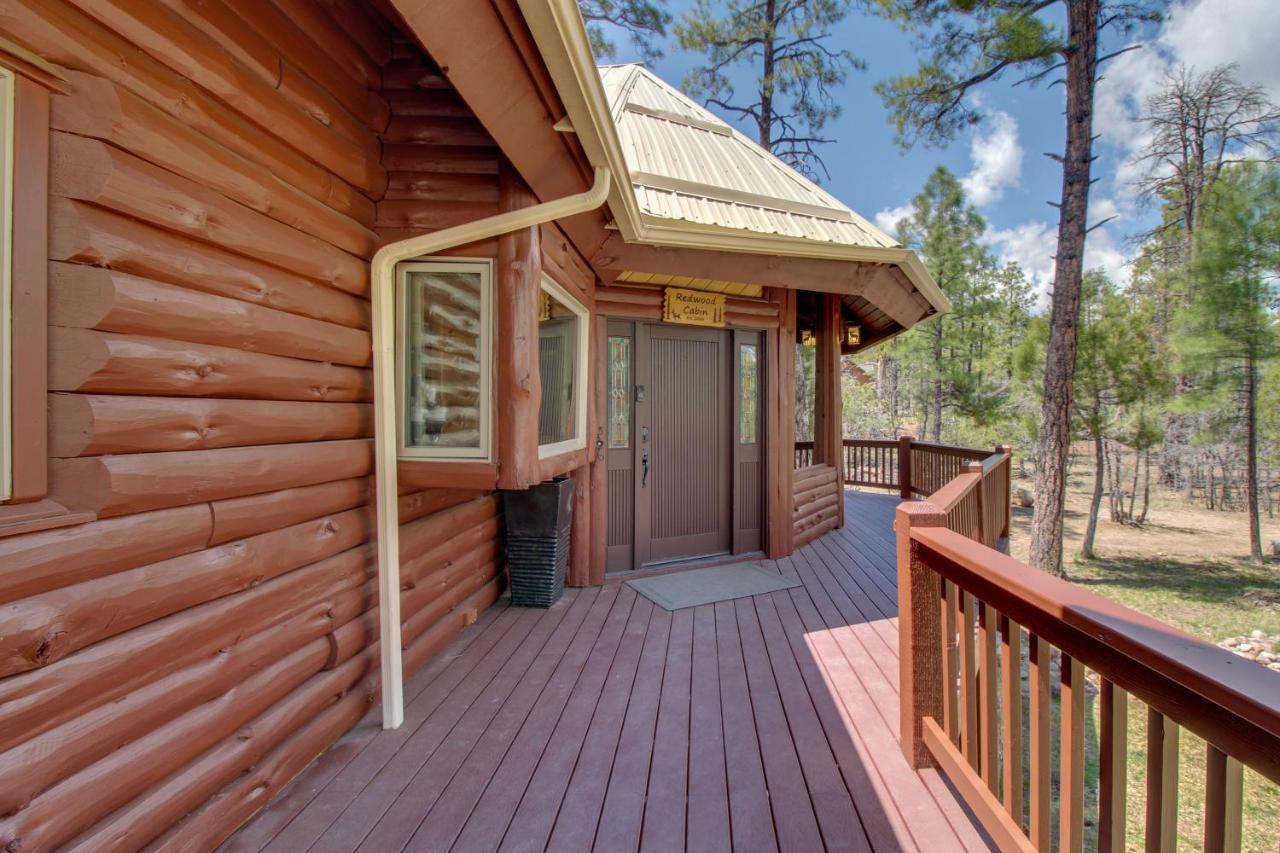 Lakeside Cabin On 2 Acres With Fire Pit And Hot Tub! Pinetop-Lakeside Ngoại thất bức ảnh