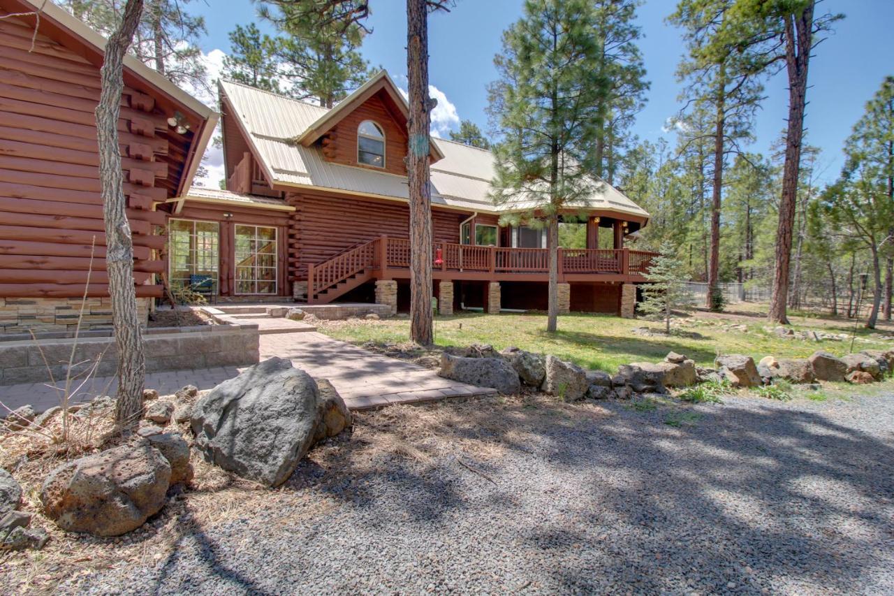 Lakeside Cabin On 2 Acres With Fire Pit And Hot Tub! Pinetop-Lakeside Ngoại thất bức ảnh